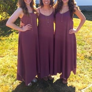 Mauve maxi dress